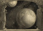 The Earth, Milky Way and Moon | Władysław T. Benda | 1918