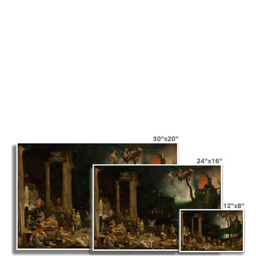 Anée et la Sibylle de Cumes aux Enfers | Jan Brueghel l'Ancien | 1604