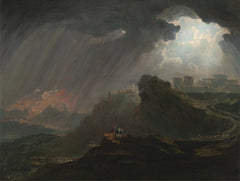 Joshua Commanding The Sun Painting John Martin Art Print