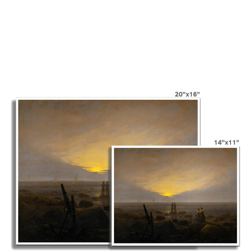 Lever de lune sur la mer | Caspar David Friedrich | 1821