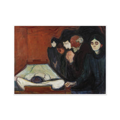 At The Deathbed | Edvard Munch | 1895
