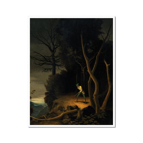 Paysage forestier avec un chasseur | Franz Sedlacek | 1928