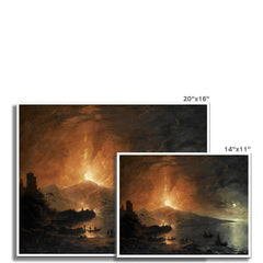 L'éruption nocturne du Vésuve | Henry Pether | XIXe siècle