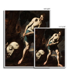 David mit dem Haupt Goliaths | Andrea Vaccaro | 1635