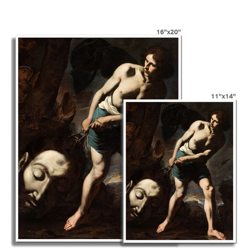 David mit dem Haupt Goliaths | Andrea Vaccaro | 1635