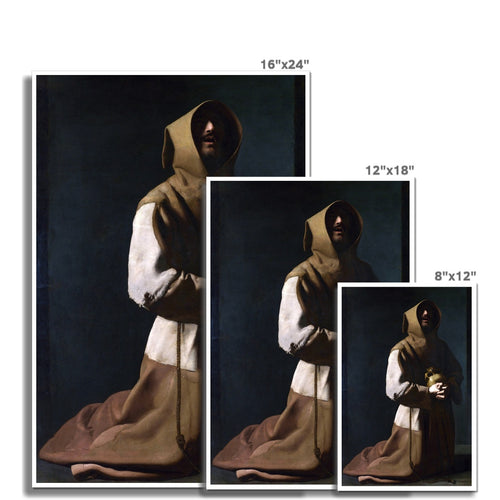 Saint François en méditation | Francisco de Zurbaran | 1639