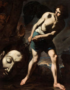 David mit dem Haupt Goliaths | Andrea Vaccaro | 1635