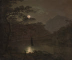 A Lake by Moonlight | Joseph Wright of Derby | 1780
