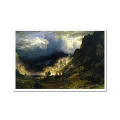 A Storm in The Rocky Mountains | Albert Bierstadt | 1866