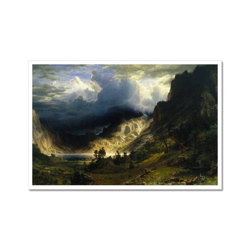 A Storm in The Rocky Mountains | Albert Bierstadt | 1866