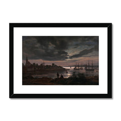 Larvik by Moonlight | Johan Christian Dahl | 1839