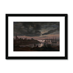Larvik by Moonlight | Johan Christian Dahl | 1839