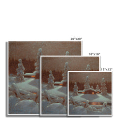 Nuit d'hiver | Bror Lindh | 19e siècle