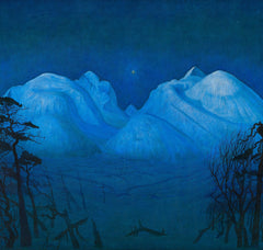 Nuit d'hiver dans les montagnes | Harald Sohlberg | 1914