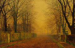 Evening Glow | John Atkinson Grimshaw | 1884