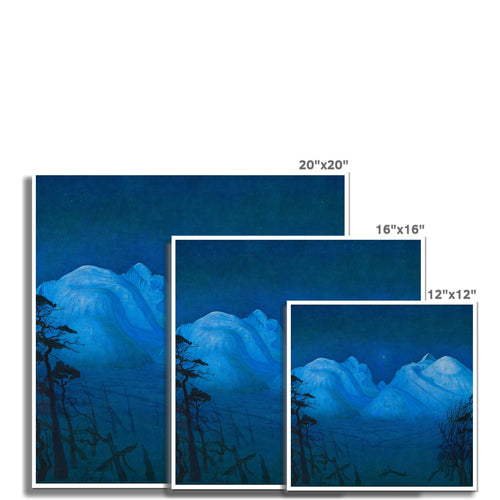 Nuit d'hiver dans les montagnes | Harald Sohlberg | 1914