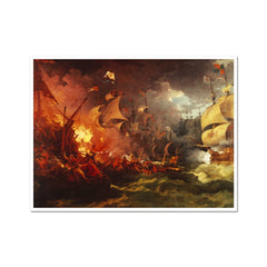 Defeat of the Spanish Armada | Philip James de Loutherbourg | 1796