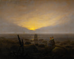 Lever de lune sur la mer | Caspar David Friedrich | 1821