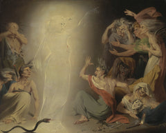 The Ghost of Clytemnestra Awakening the Furies | John Downman | 1781