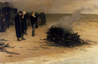 The Funeral of Shelley | Louis Edouard Fournier | 1889