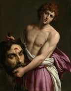 David mit dem Haupt Goliaths | Alessandro Turchi | 1620