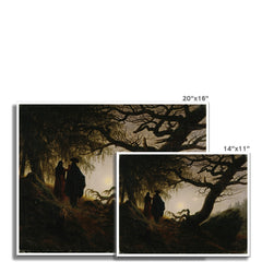 Man and Woman Contemplating the Moon | Caspar David Friedrich | 1824