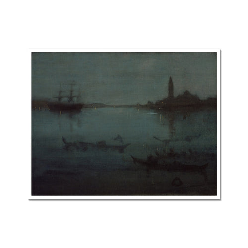 Nocturne in Blue and Silver - The Lagoon | James Abbott McNeill Whistler | 1880