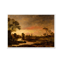 River Landscape | Aert van der Neer | 1650