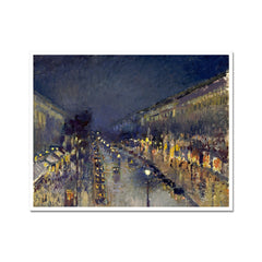 Le boulevard Montmartre la nuit | Camille Pissarro | 1897