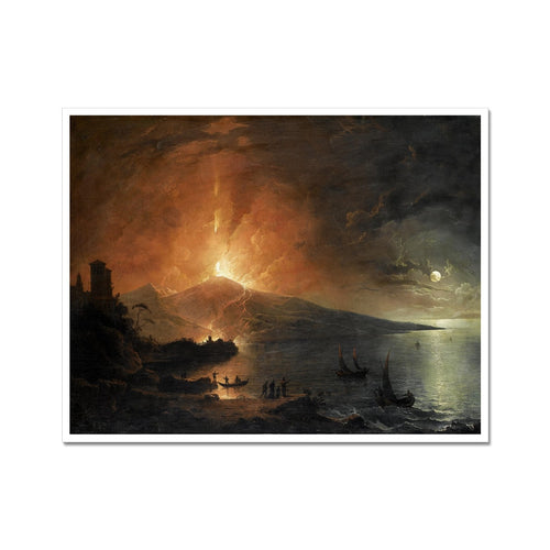 L'éruption nocturne du Vésuve | Henry Pether | XIXe siècle