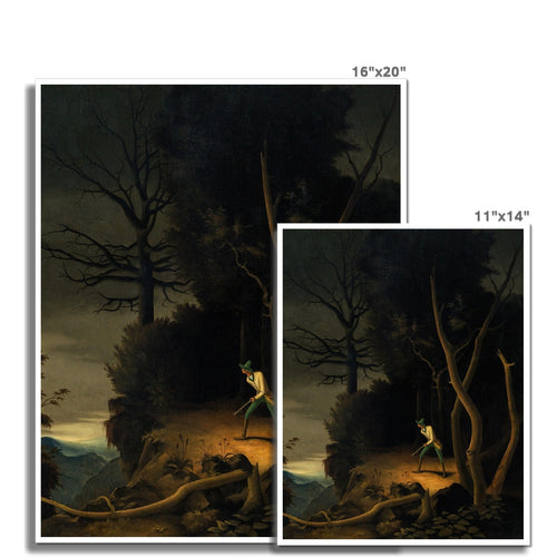 Paysage forestier avec un chasseur | Franz Sedlacek | 1928