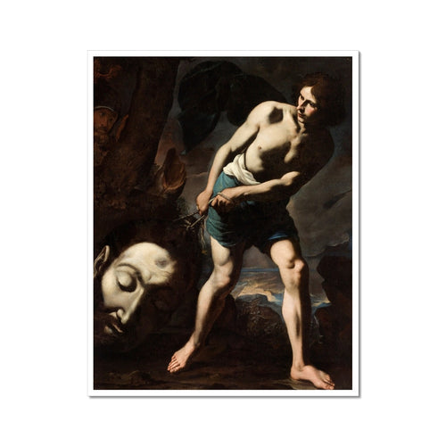 David mit dem Haupt Goliaths | Andrea Vaccaro | 1635