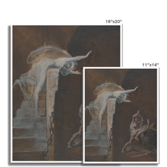 Ariadne Watching the Struggle of Theseus with the Minotaur | Henry Fuseli | 1820