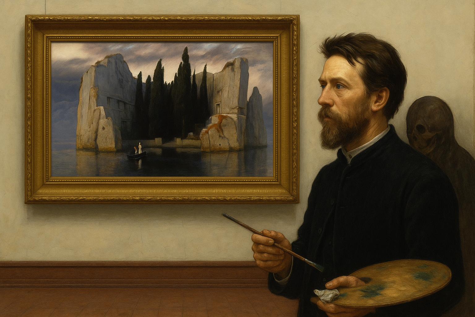 Isle of Dead by Arnold Böcklin 