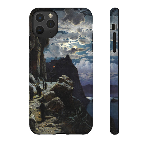 Monks Walk to the Mountain Monastery of Athos | Hermann Corrodi | 1905