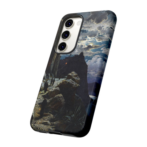 Monks Walk to the Mountain Monastery of Athos | Hermann Corrodi | 1905