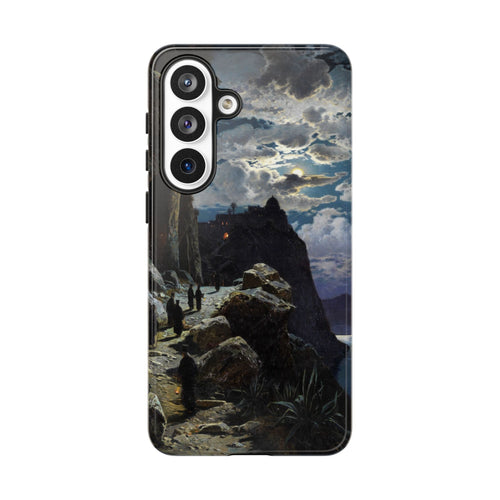 Monks Walk to the Mountain Monastery of Athos | Hermann Corrodi | 1905