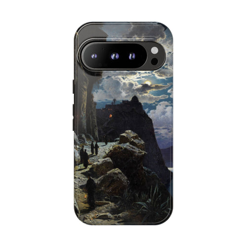 Monks Walk to the Mountain Monastery of Athos | Hermann Corrodi | 1905