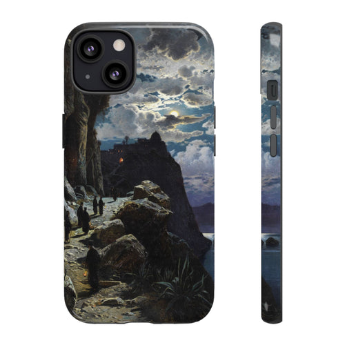 Monks Walk to the Mountain Monastery of Athos | Hermann Corrodi | 1905