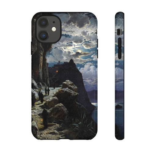 Monks Walk to the Mountain Monastery of Athos | Hermann Corrodi | 1905