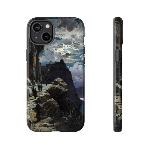 Monks Walk to the Mountain Monastery of Athos | Hermann Corrodi | 1905