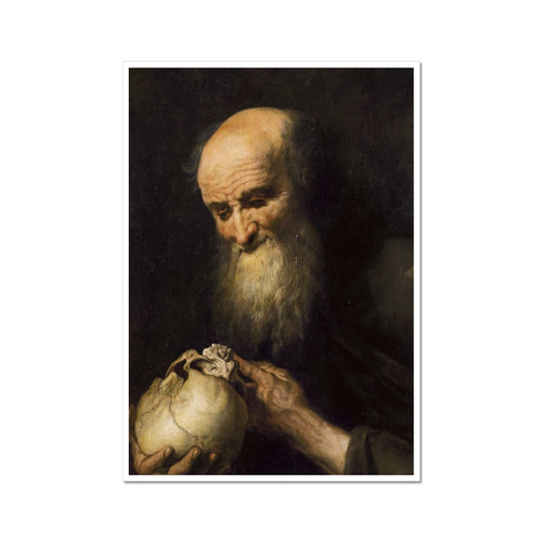 Democritus with a Skull | 17th Century