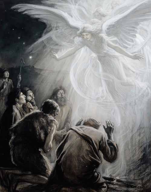 Revelation of Angels to Shepherds | Albert Edelfelt | 1899