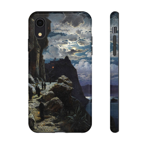 Monks Walk to the Mountain Monastery of Athos | Hermann Corrodi | 1905