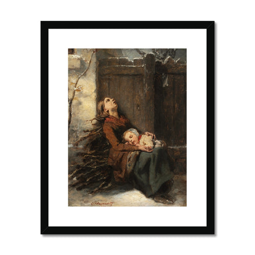 Dead Mother Holding Her Sleeping Child | Octave Tassaert | 1850