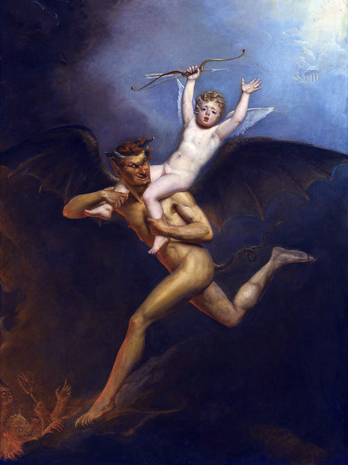 Hades Carrying Eros to the Underworld | Richard Westall | 1795