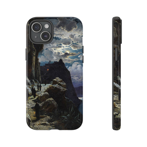 Monks Walk to the Mountain Monastery of Athos | Hermann Corrodi | 1905