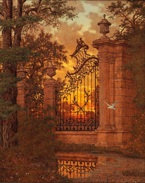 Am Schlosstor Ferdinand Knab