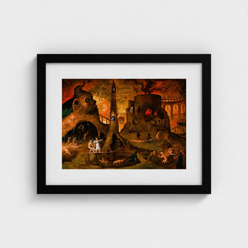 An Angel Leading a Soul into Hell | Follower of Hieronymus Bosch | 16th Century