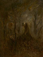 Prayer Over The Grave | László Mednyánszky | 1895